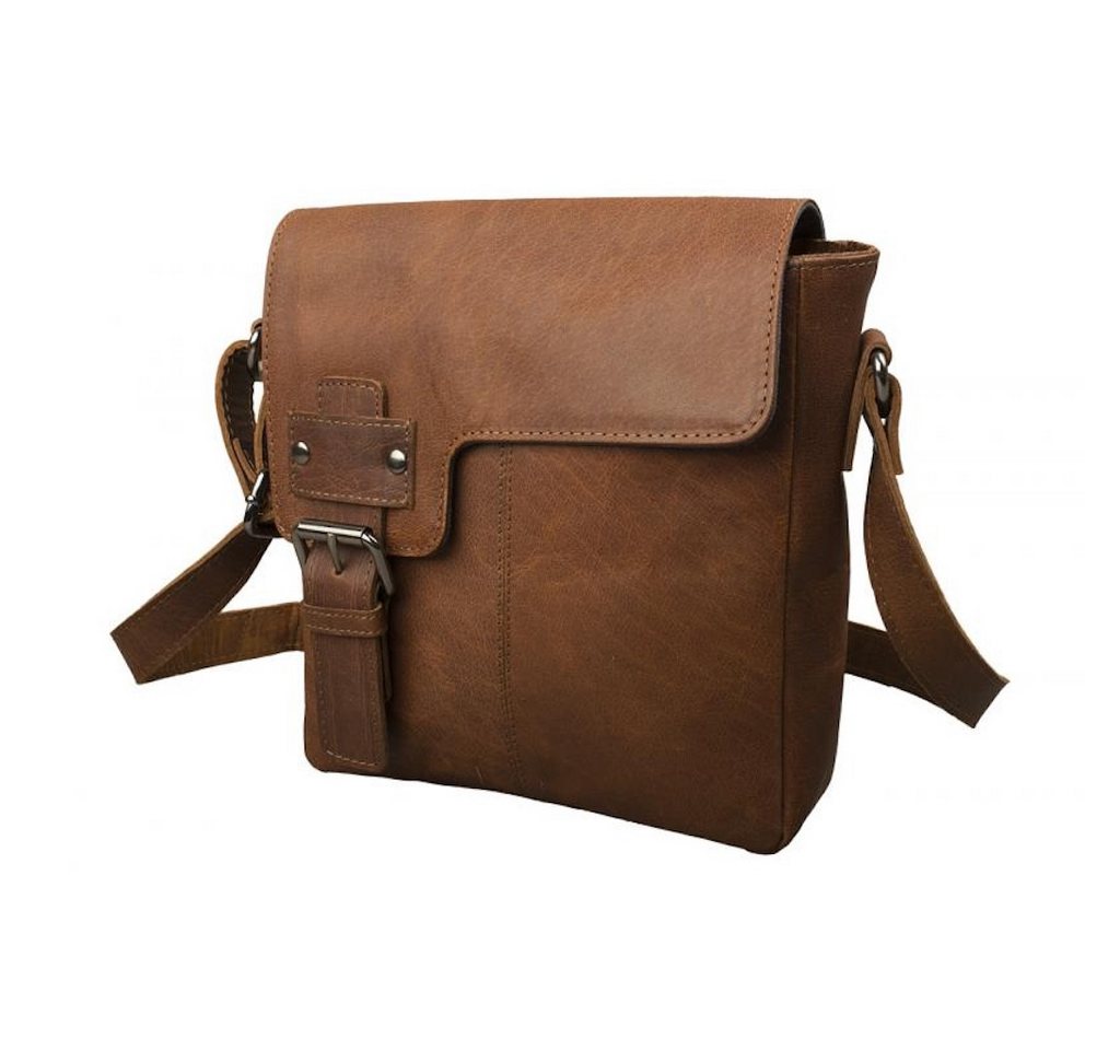 MF Umhängetasche Lina Classic Crossbody Tasche Büffel Leder Vintage Braun Umhängetasche (1-tlg) von MF
