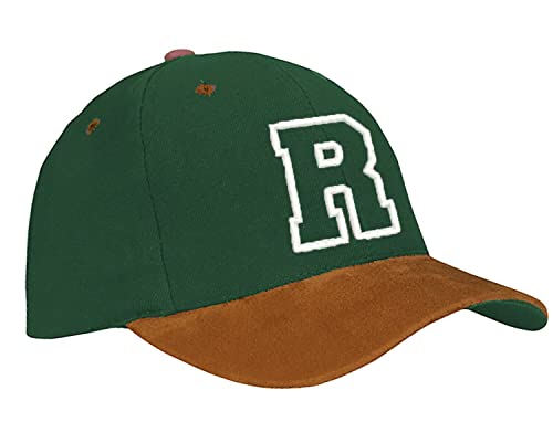 Baseball Cap Grün Weiß Gold Hut Unisex Damen Herren Lässig Verstellbarer Riemen Baseball Cap 100% Baumwolle Einstellbar Einfarbig Einheitsgröße Sonne Buchstabe A-Z von MFAZ Morefaz Ltd