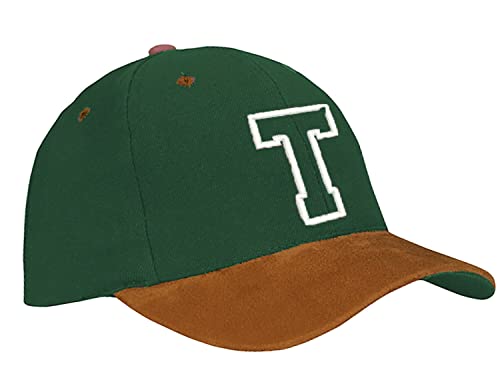 Baseball Cap Grün Weiß Gold Hut Unisex Damen Herren Lässig Verstellbarer Riemen Baseball Cap 100% Baumwolle Einstellbar Einfarbig Einheitsgröße Sonne Buchstabe A-Z von MFAZ Morefaz Ltd