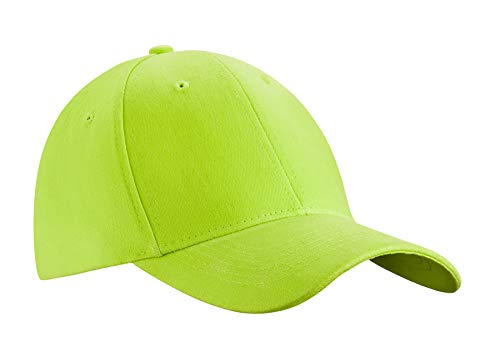 MFAZ Morefaz Ltd Herren Baseball Mütze Cap Verstellbarer Riemen Snap Back Hut Sport Frauen Hüte LA (Neon Green) von MFAZ Morefaz Ltd