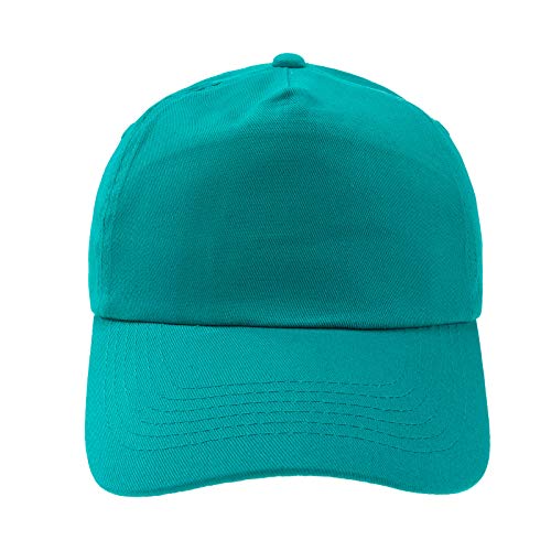 MFAZ Morefaz Ltd Jugend Baseball Kappe Kinder Mütze Basecap Mädchen Junge (Emerald) von MFAZ Morefaz Ltd