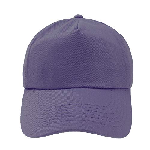 MFAZ Morefaz Ltd Jugend Baseball Kappe Kinder Mütze Basecap Mädchen Junge (Light Purple) von MFAZ Morefaz Ltd