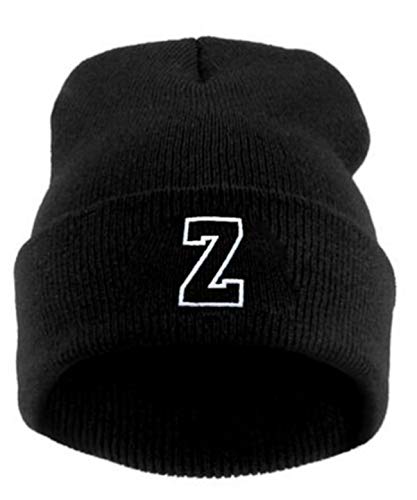 MFAZ Morefaz Ltd Kinder Wintermütze Beanie Jungen Mädchen Mütze Cap Hut Kappe Alphabet A-Z (Z) von MFAZ Morefaz Ltd