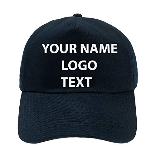 MFAZ Morefaz Ltd Personifizierter Jugend-Baseballmütze-Hut scherzt Größen-Jungen-Mädchen-Hut-individuellen Namen, Text, das gestickte Logo (Nave Blue) von MFAZ Morefaz Ltd