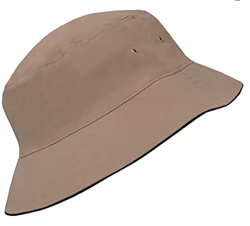 MFAZ Morefaz Ltd Unisex Bucket Hat Sonnenschutz Kappe Angeln Outdoor Sonne Strand Hut, sand, One size von MFAZ Morefaz Ltd