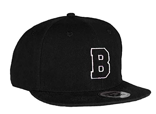 MFAZ Morefaz Ltd Jugend Baseball Kappe Kinder Mütze Basecap Mädchen Junge Schwarz Twill Snapback (B) von MFAZ Morefaz Ltd