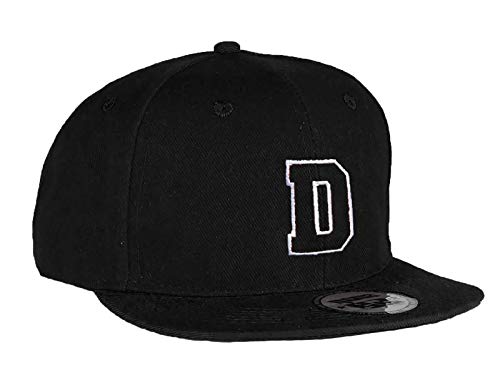 MFAZ Morefaz Ltd Jugend Baseball Kappe Kinder Mütze Basecap Mädchen Junge Schwarz Twill Snapback (D) von MFAZ Morefaz Ltd