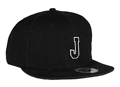 MFAZ Morefaz Ltd Jugend Baseball Kappe Kinder Mütze Basecap Mädchen Junge Schwarz Twill Snapback (J) von MFAZ Morefaz Ltd