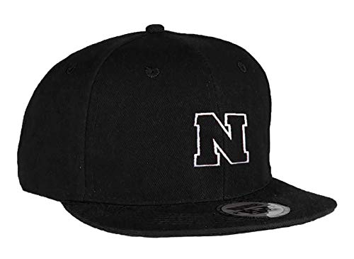 MFAZ Morefaz Ltd Jugend Baseball Kappe Kinder Mütze Basecap Mädchen Junge Schwarz Twill Snapback (N) von MFAZ Morefaz Ltd