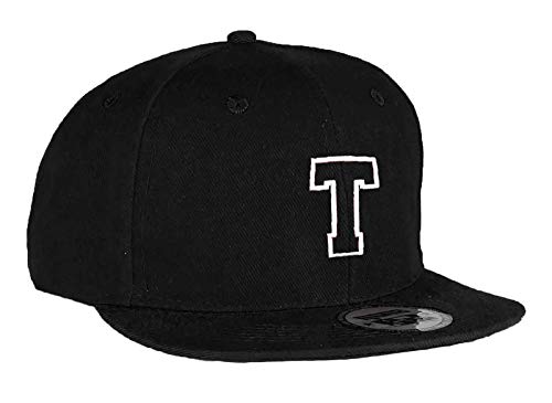 MFAZ Morefaz Ltd Jugend Baseball Kappe Kinder Mütze Basecap Mädchen Junge Schwarz Twill Snapback (T) von MFAZ Morefaz Ltd