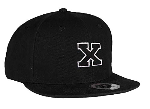 MFAZ Morefaz Ltd Jugend Baseball Kappe Kinder Mütze Basecap Mädchen Junge Schwarz Twill Snapback (X) von MFAZ Morefaz Ltd