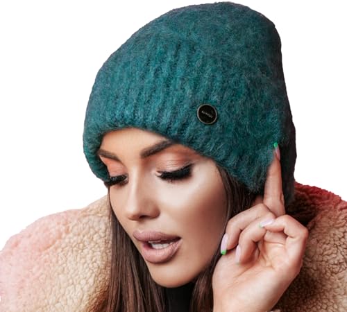 MFAZ Morefaz Ltd Mütze für Damen | Hut für Damen in vielen Farben erhältlich | Herbstmütze Damenmütze mit hohem Winterwolle MFAZ Morefaz Ltd Mütze für Damen | Hut für Damen in vielen Farben erhältlich | Herbstmütze Damenmütze mit hohem Winterwolle von MFAZ Morefaz Ltd