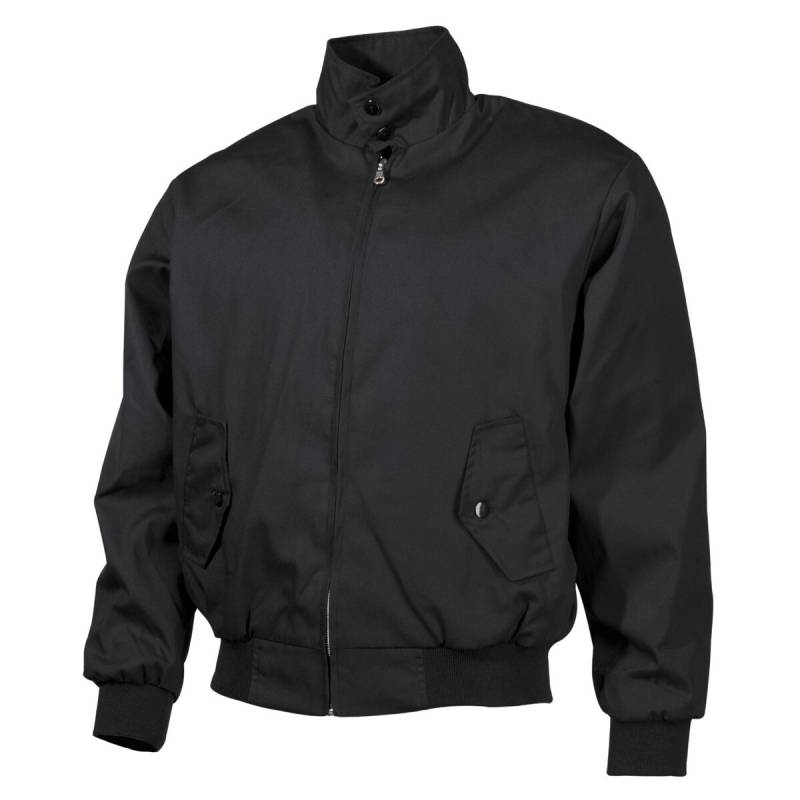 Jacke,English Style" mit Strickbündchen u. Karofutter schwarz M" von MFH