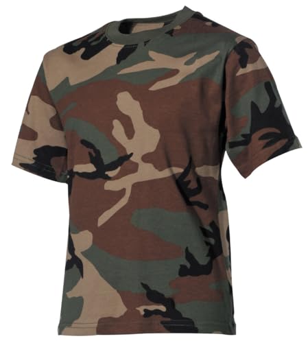 MFH 17011T Kinder Army Tarn T-Shirt (Woodland/L (146/152)) von MFH