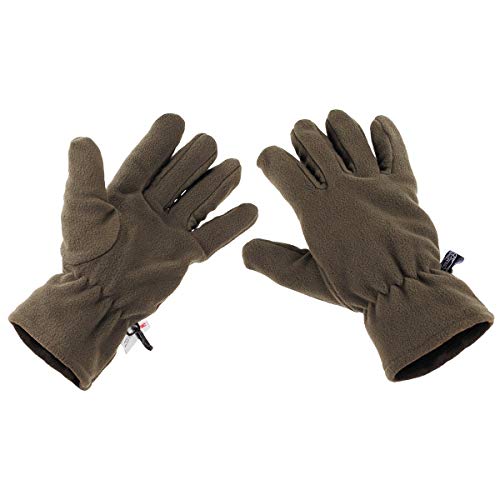 MFH 15403 Fleece-Handschuhe mit 3M™ Thinsulate™ Insulation (Oliv/L) von MFH