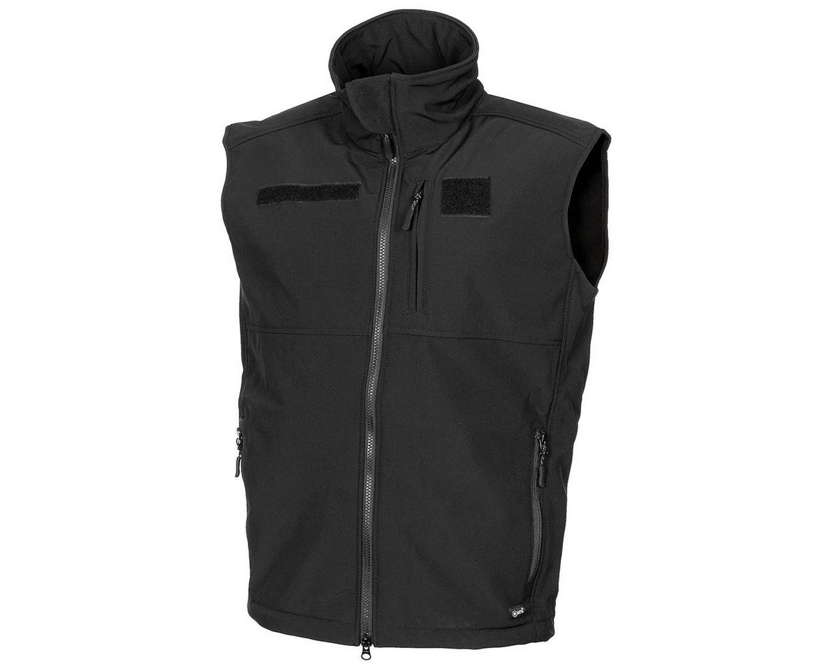 MFH Anglerweste Soft Shell Weste, Allround", schwarz L" von MFH