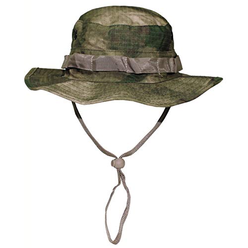 MFH Buschhut US mit Kinnband GI Boonie Rip Stop, L, HDT-camo FG von MFH