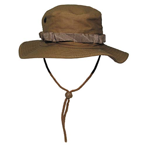 MFH Buschhut US mit Kinnband GI Boonie Rip Stop, M, Coyote Tan von MFH