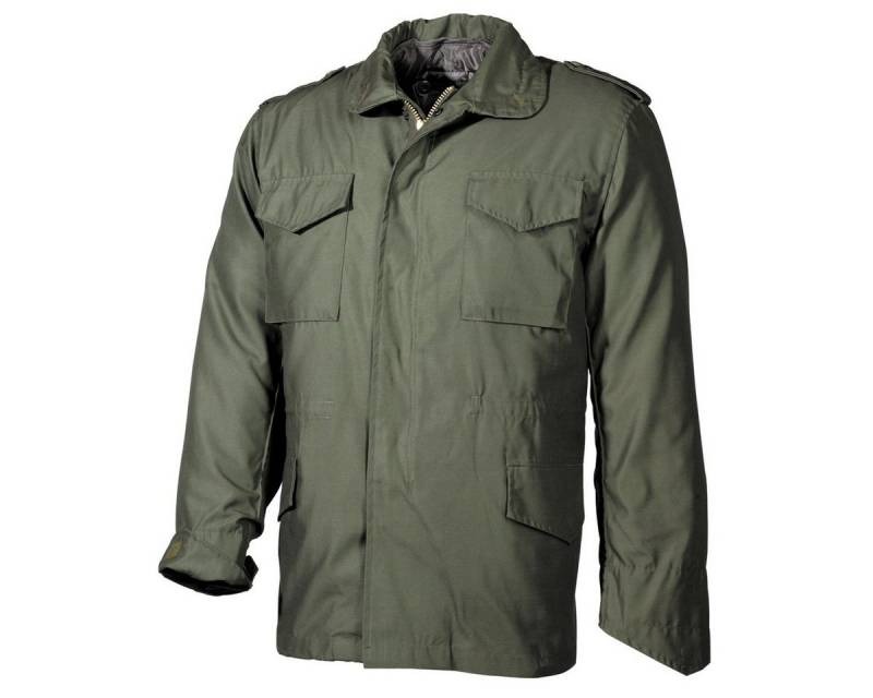 MFH Fieldjacket MFH US Feldjacke M65, m. auskn. Steppfutter, oliv von MFH