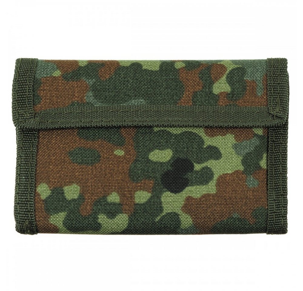 MFH Geldbörse Nylongeldbörse, flecktarn, mit Klettverschluß (Packung, mit Schlüsselring) von MFH