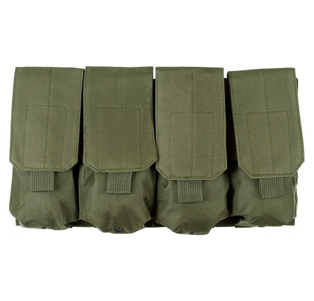 MFH Gürteltasche 30624B - Magazintasche - 4-fach - Molle - grün von MFH