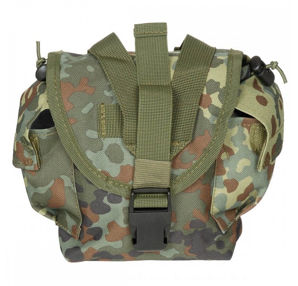 MFH Gürteltasche Trinkflaschen Tasche Molle", flecktarn (Packung), Molle-Befestigungsschlaufen" von MFH