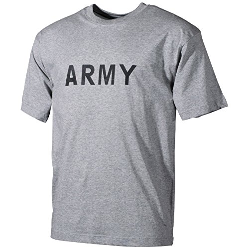 MFH Herren T-Shirt grau mit Armee Drucken Größe 3XL von MFH