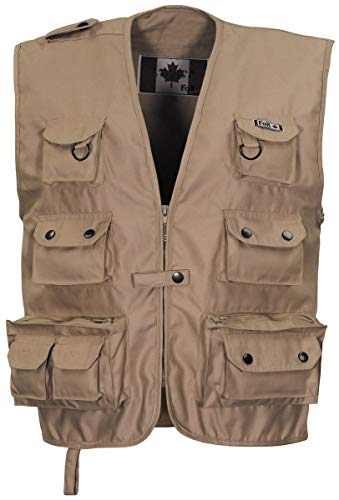 MFH Herren Weste Outdoor Schwere Ausfuehrung, khaki XL von MFH