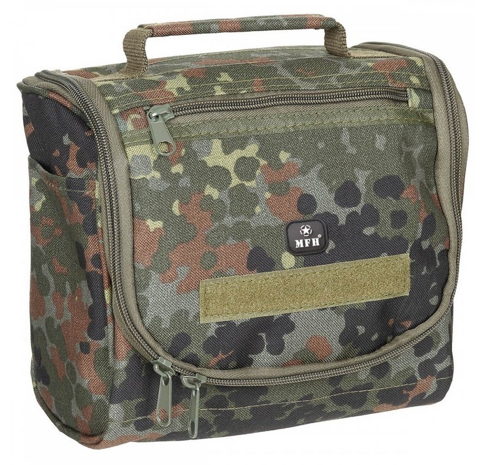 MFH Kulturbeutel Waschzeugtasche, flecktarn, Cordura (Packung) von MFH