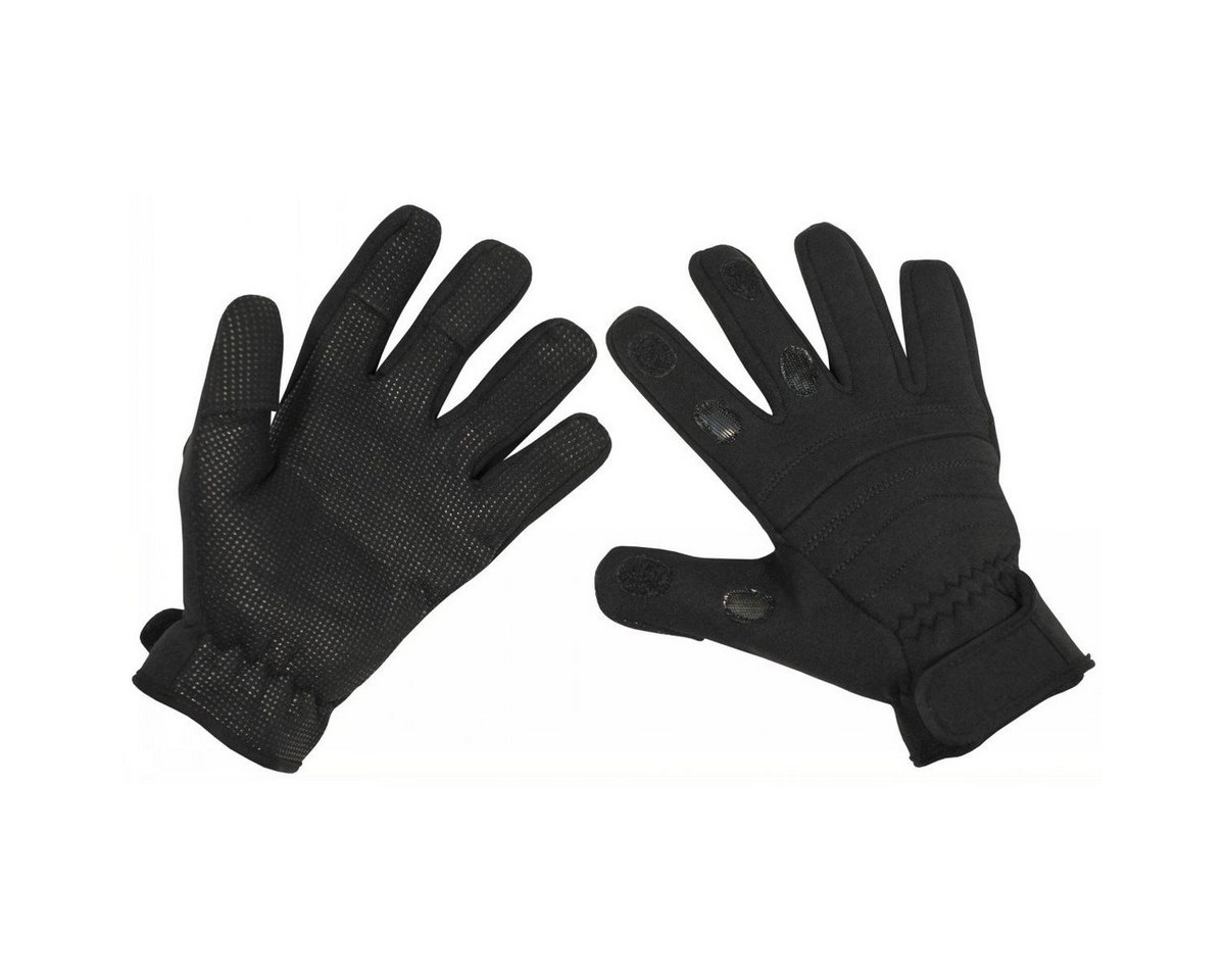 MFH Multisporthandschuhe Fingerhandschuhe, Combat", Neopren, schwarz L" von MFH