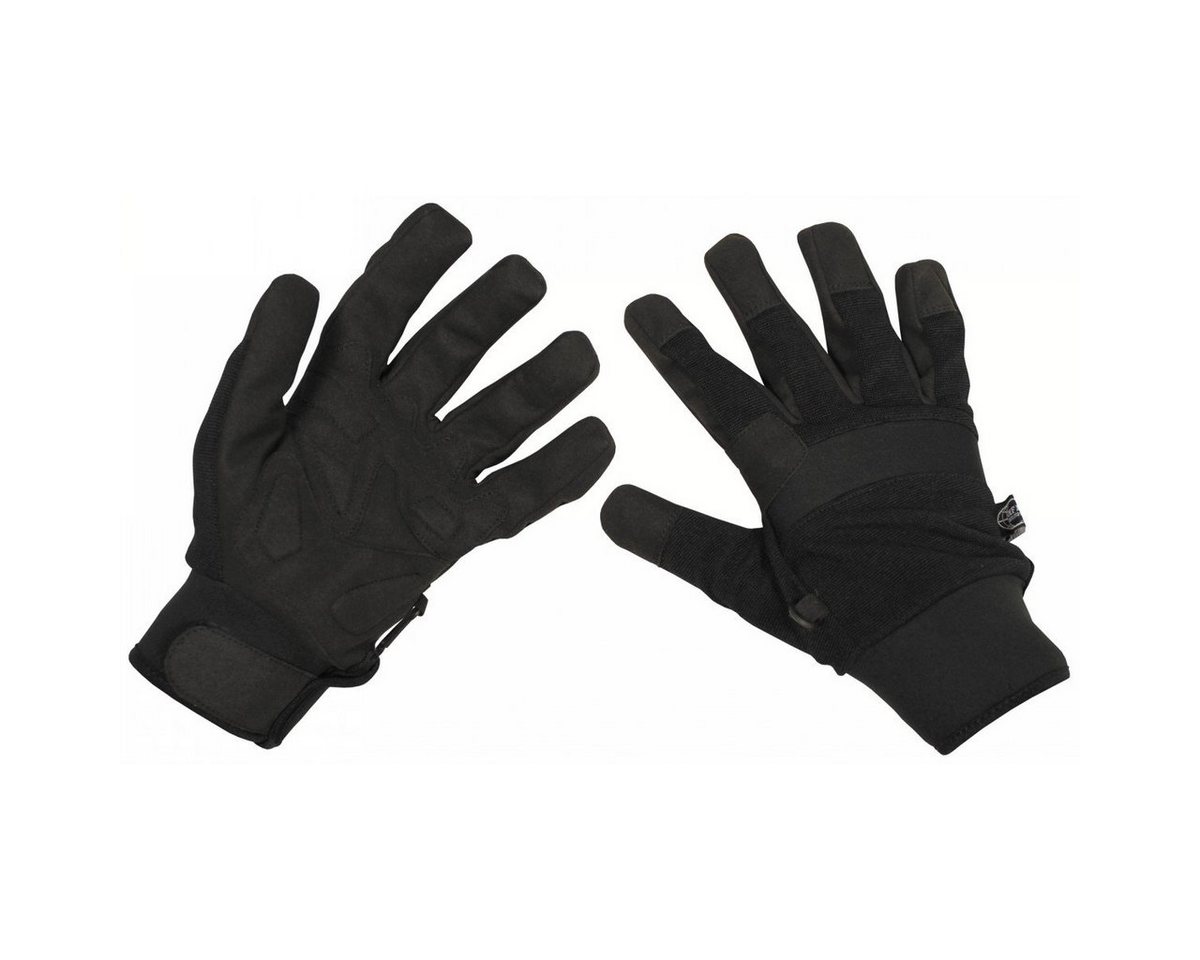 MFH Multisporthandschuhe Fingerhandschuhe, Security", schwarz M" von MFH