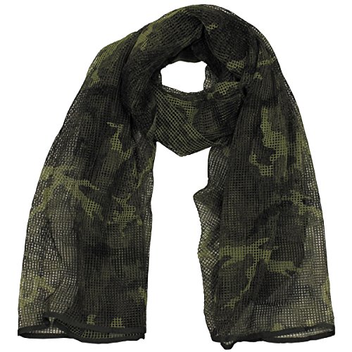 MFH Netzschal Tarnschal 190 x 90 cm Schal Halstuch Kopftuch Tarnschal Camouflage (M 95 CZ tarn) von MFH