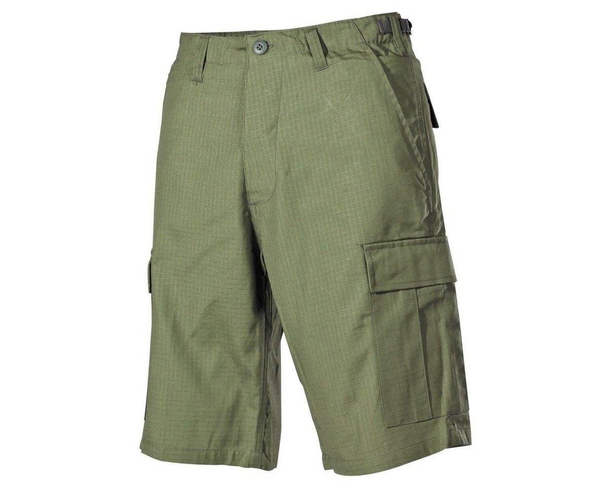 MFH Outdoorhose US Bermuda, BDU, Rip Stop, oliv L von MFH