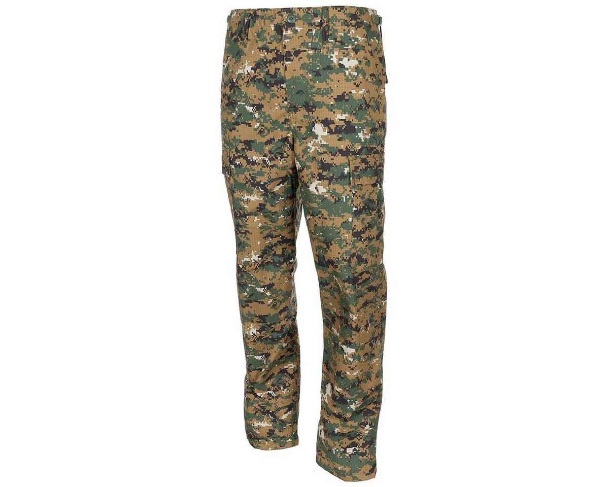 MFH Outdoorhose US Kampfhose, BDU, Rip Stop, digital woodland XXXL von MFH