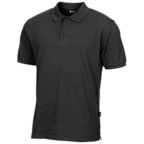 MFH Poloshirt mit Knopfleiste (Schwarz, 5XL) von MFH