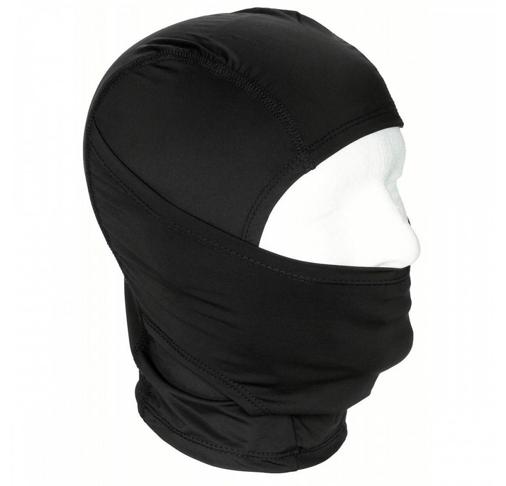 MFH Sturmhaube MFH Balaclava, dünn, schwarz, 100 % Elasthan, für Outdoor. Wasserfest und stoßfest von MFH