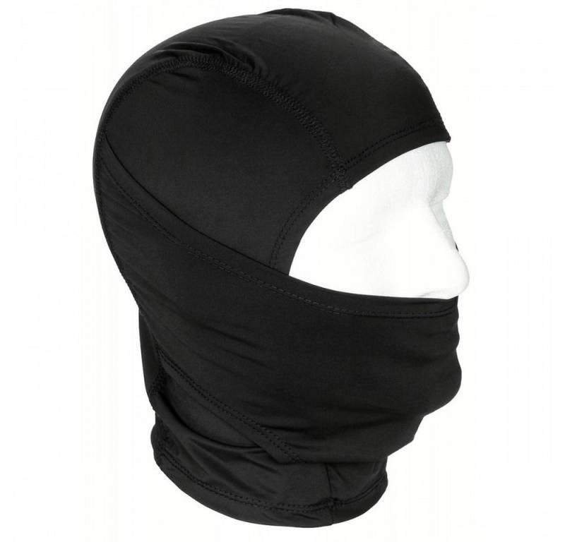 MFH Sturmhaube MFH Balaclava, dünn, schwarz, 100 % Elasthan, für Outdoor. Wasserfest und stoßfest von MFH