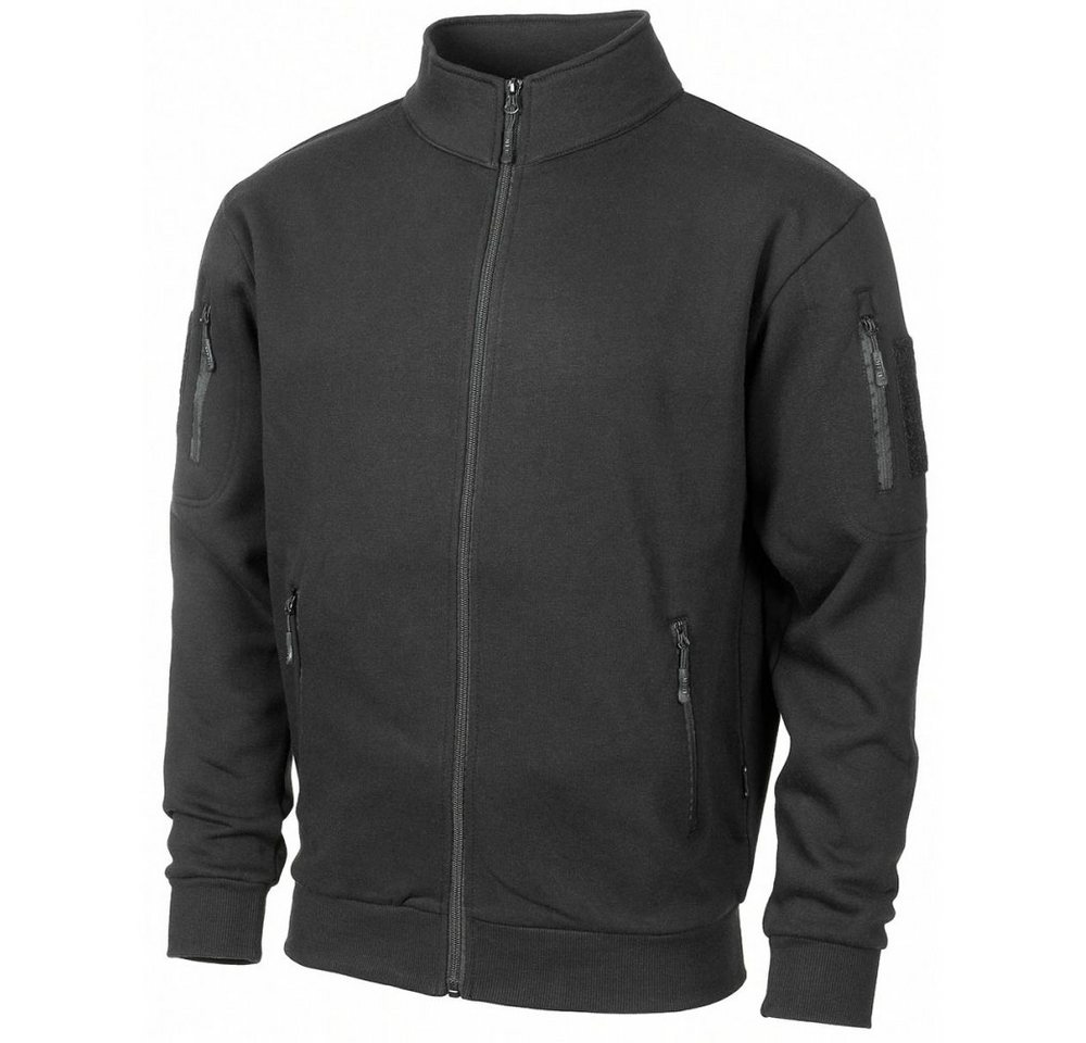 MFH Sweatjacke Sweatjacke, Tactical, schwarz - S Kopfhörerausgang von MFH