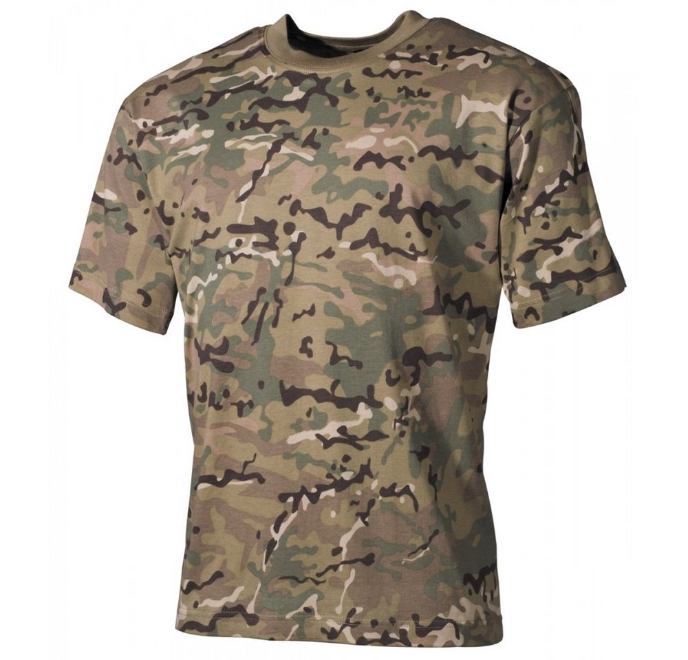 MFH T-Shirt Kinder T-Shirt, Basic, operation-camo, 140-145 g/m² - 170/176 (1-tlg) Reaktivdruck von MFH