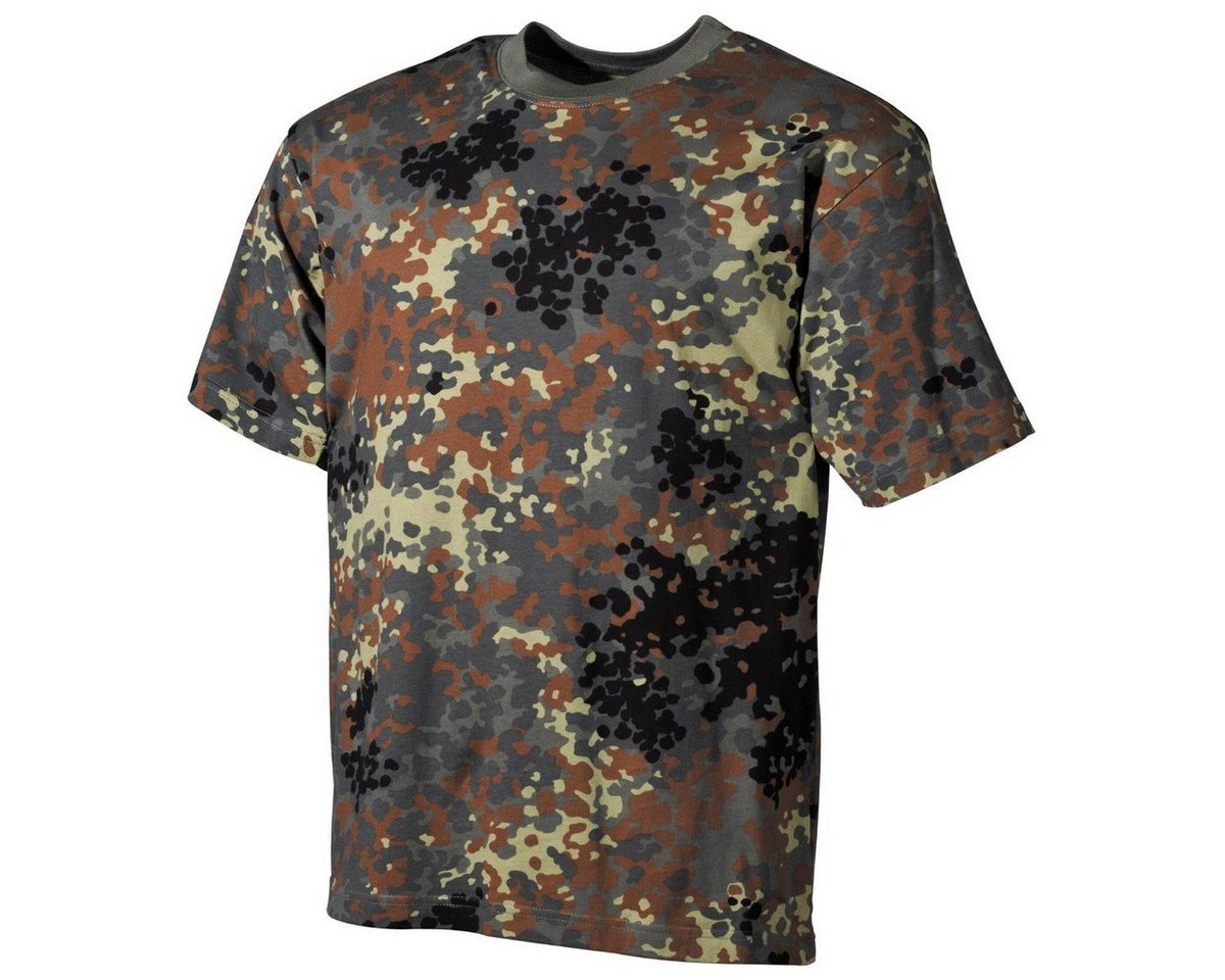 MFH T-Shirt Outdoor T-Shirt, halbarm, flecktarn, 170 g/m² 4XL von MFH