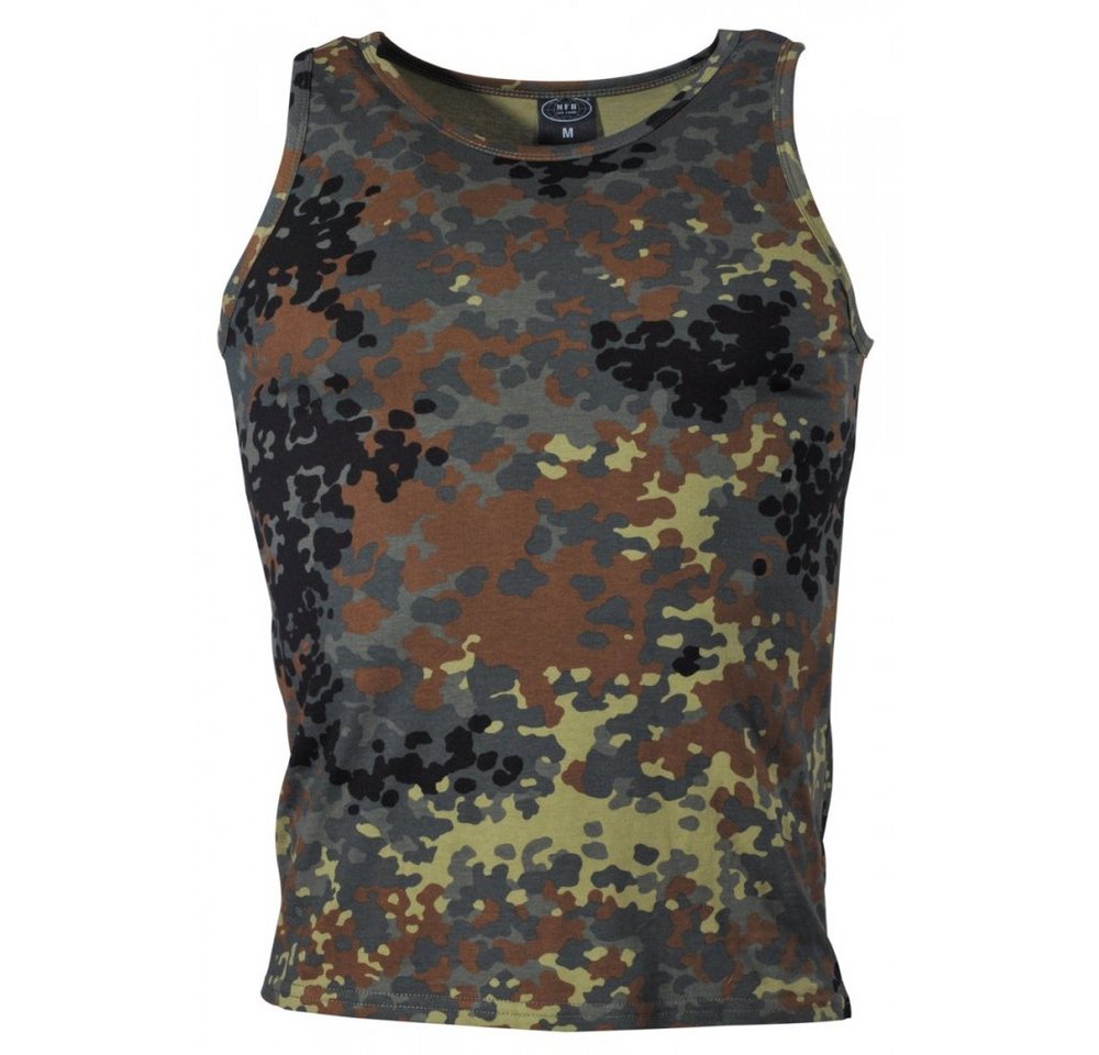 MFH Tanktop BW Tarn Tank-Top, flecktarn, 160g/m² - M 170 g/m² von MFH