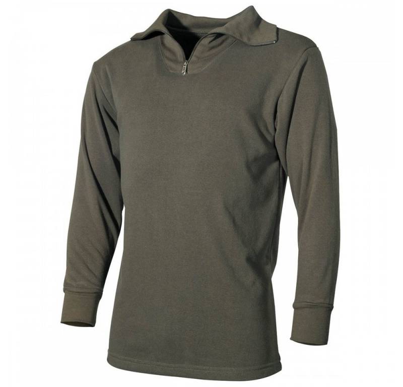 MFH Thermounterhemd BW Plüsch-Rollkragenhemd, Mod., oliv - 6 (Packung, 1-St) von MFH