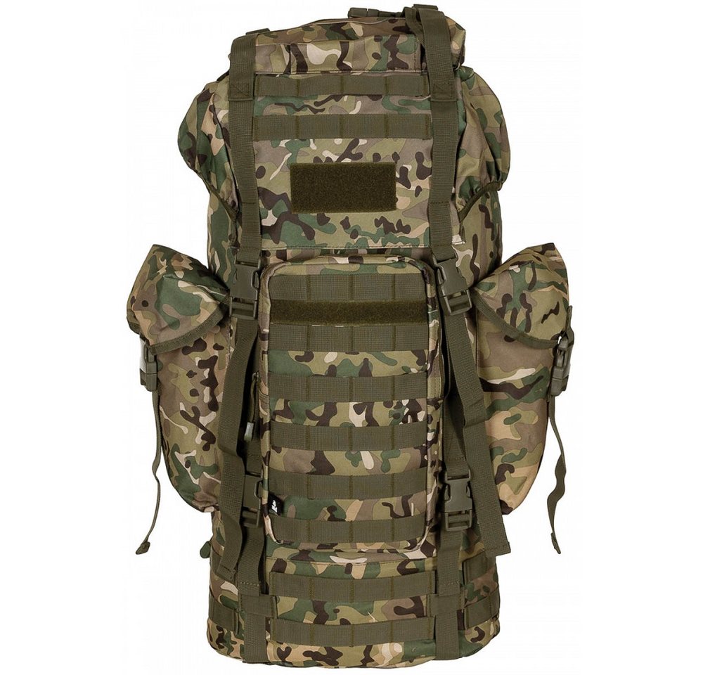 MFH Trekkingrucksack BW Kampfrucksack, MOLLE", 65 l, Alu-Ausst., op.-camo" von MFH