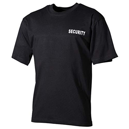 MFH T-Shirt, Security, Bedruckt (L, schwarz) von MFH