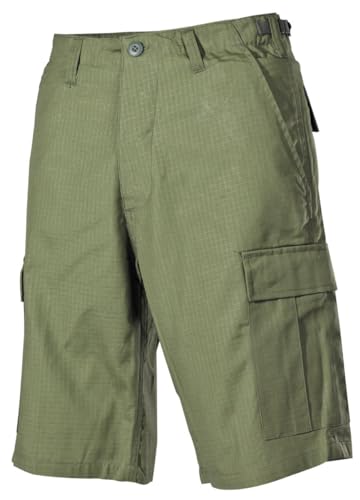 MFH US BDU Bermuda Ripstop Herrenhose Shorts Kurze Hose Cargo Sommerhose Verschiedene Ausführungen (XXL, Oliv) von MFH