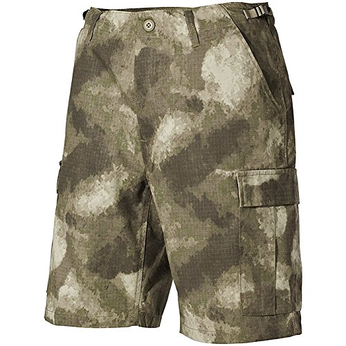 MFH Herren US BDU Bermuda Shorts Ripstop HDT Camo AU Größe S von MFH