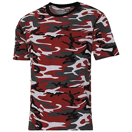 MFH US Streetstyle T-Shirt - Red Camo Größe L von MFH