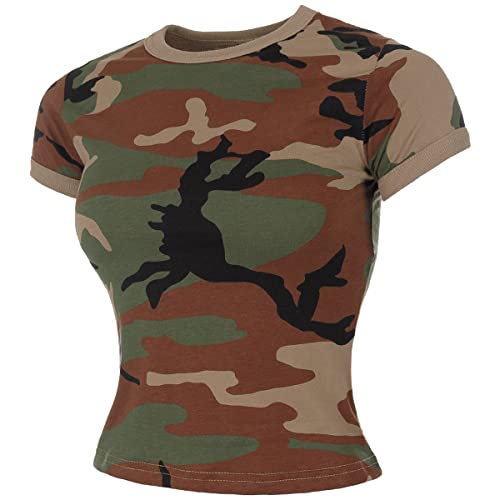 MFH US T-Shirt Damen - Woodland Größe L von MFH