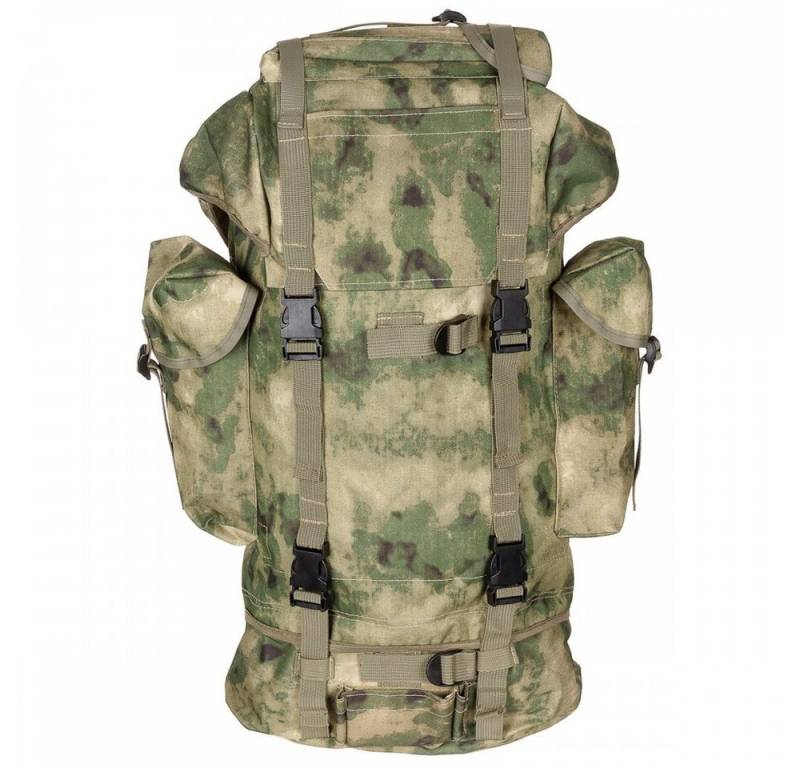 MFH Wanderrucksack BW Kampfrucksack, HDT-camo FG, groß, Mod. (Packung), Alu-Aussteifung innen von MFH