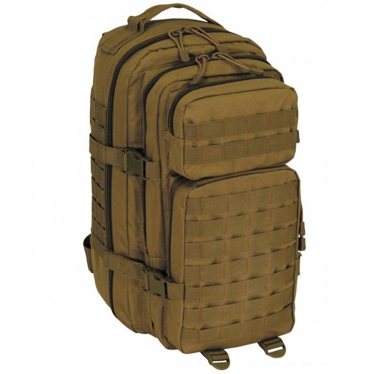 MFH Wanderrucksack US Rucksack, Assault I, Basic, coyote tan (Packung) von MFH